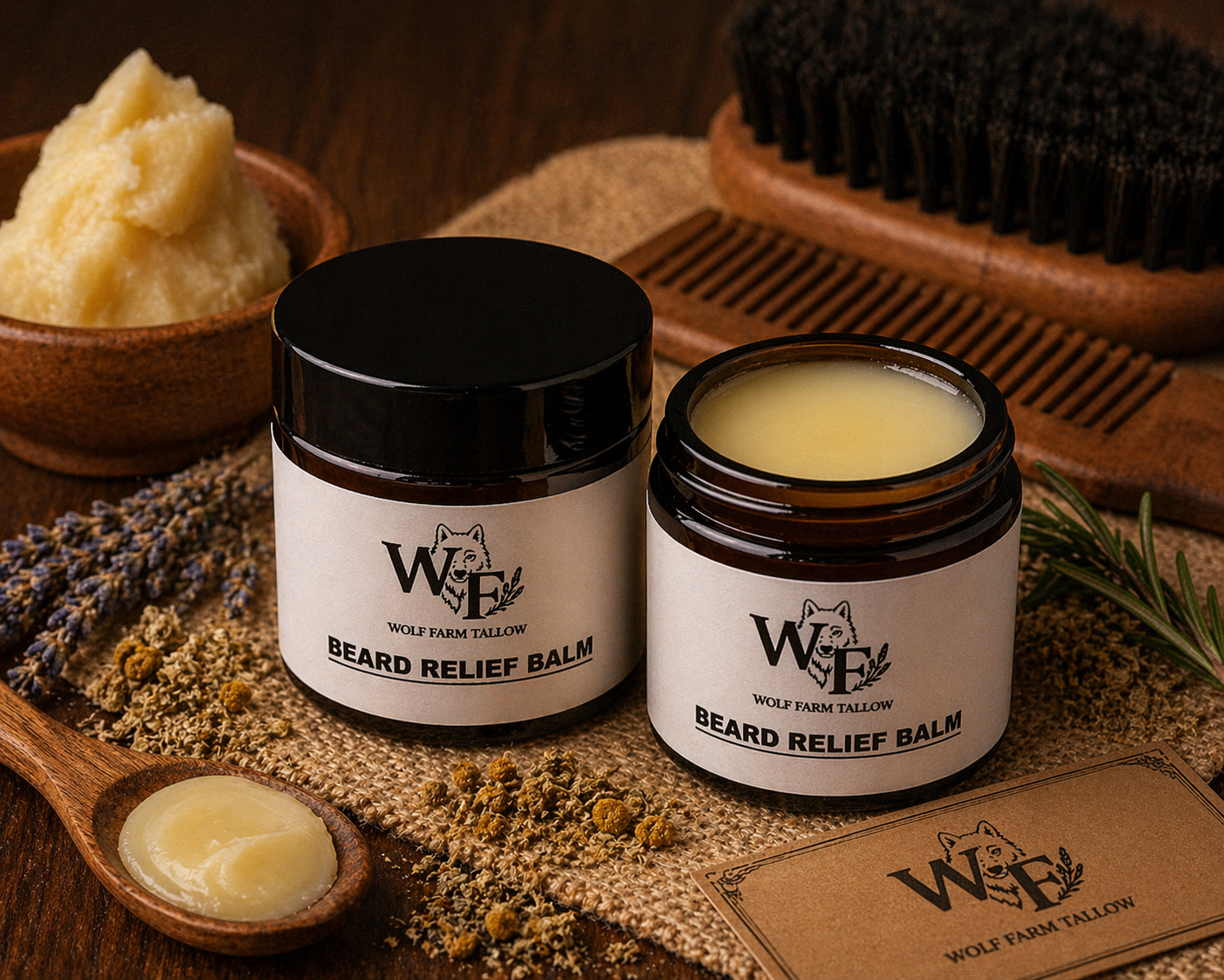 Wolf Farm Beard Relief Balm (2 oz)