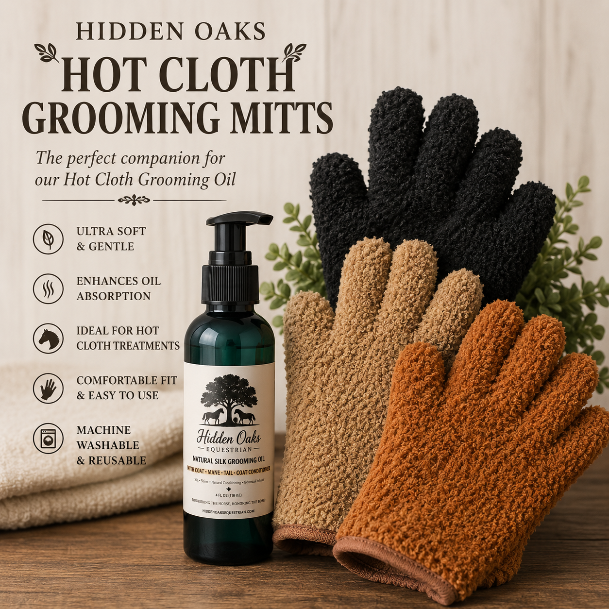 Natural Silk Grooming Oil 4 oz
